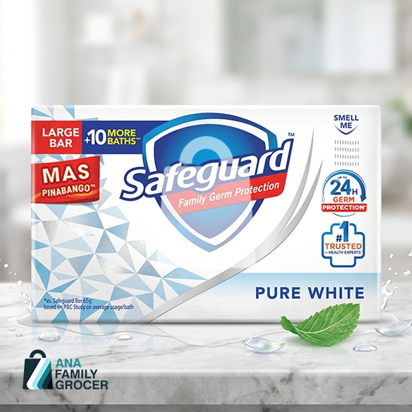 SAFEGUARD SOAP PURE WHITE 115G X 72 