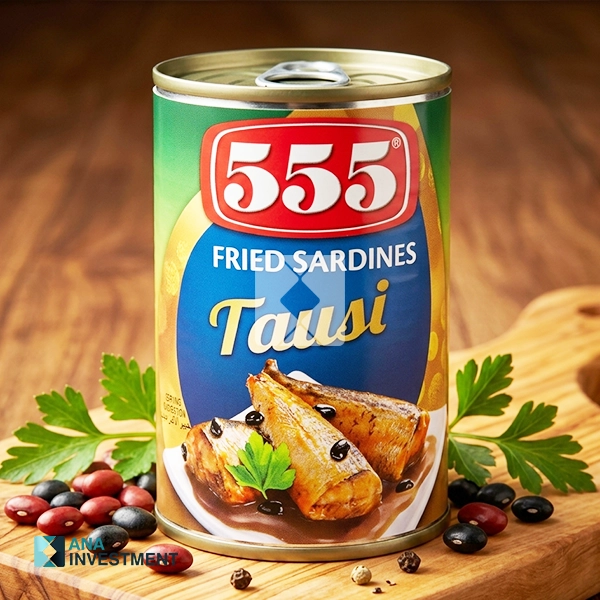  555 FRIED SARDINES TAUSI 155G X 100 