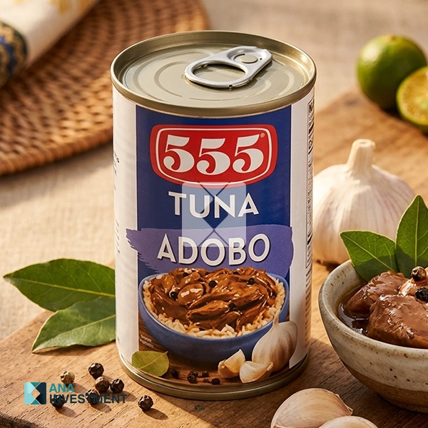 555 TUNA ADOBO 155G X 50