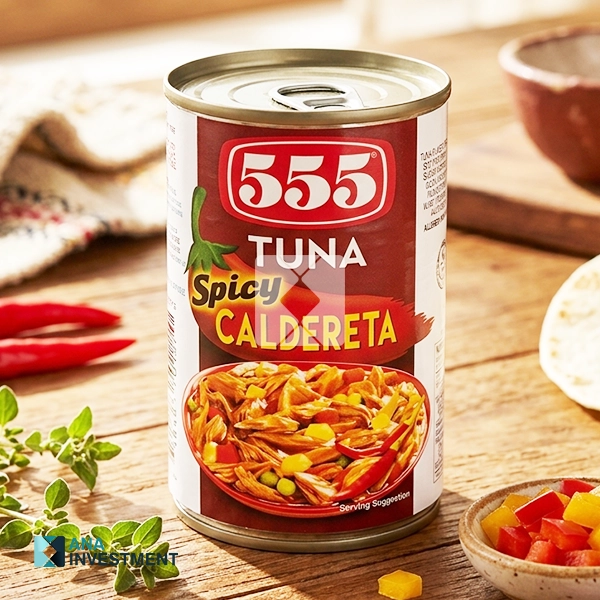 555 TUNA SPICY CALDERETA 155G X 50
