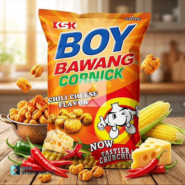 KSK BOY BAWANG CORNICK CHILLI CHEESE 80G X 40