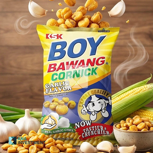 KSK BOY BAWANG CORNICK GARLIC 90G X 40