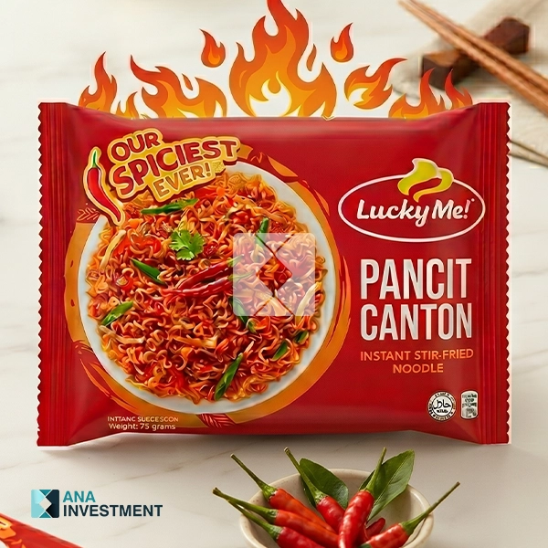LUCKY ME CANTON HOT CHILI 75G X 72