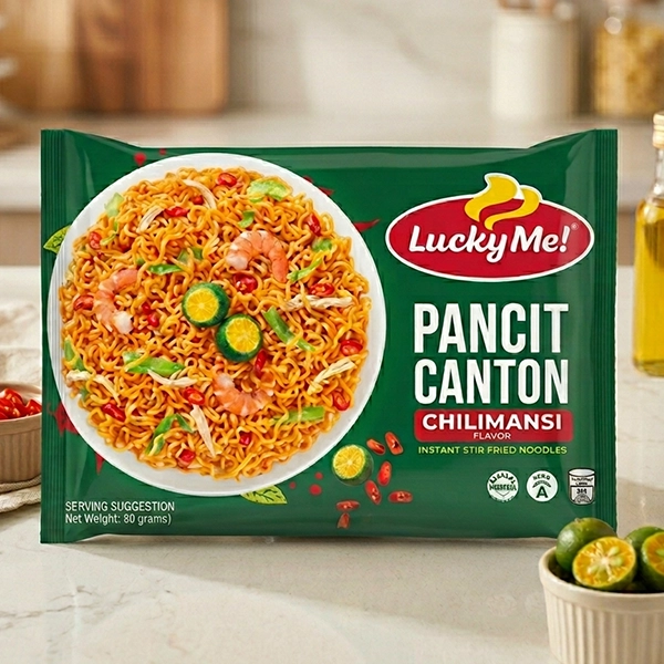 LUCKY ME NOODLES CHILIMANSI 80G X 72