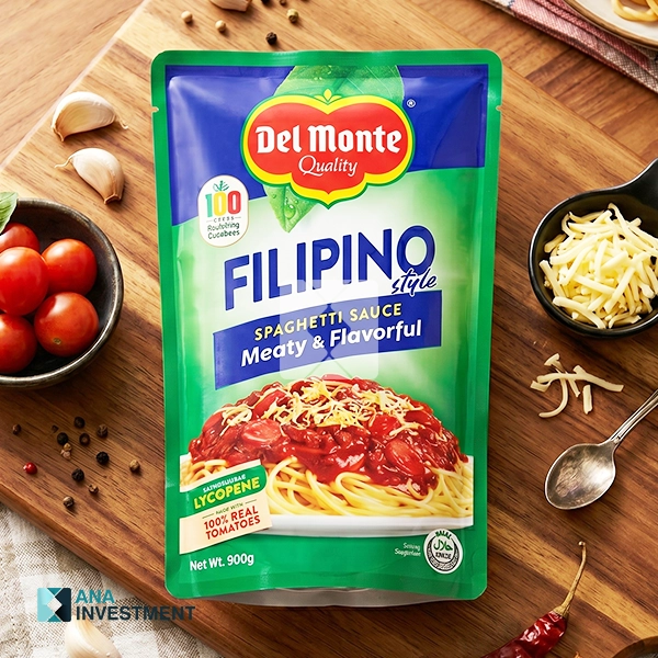 DEL MONTE SPAGHETTI SAUCE FILIPINO STYLE 900G X 12