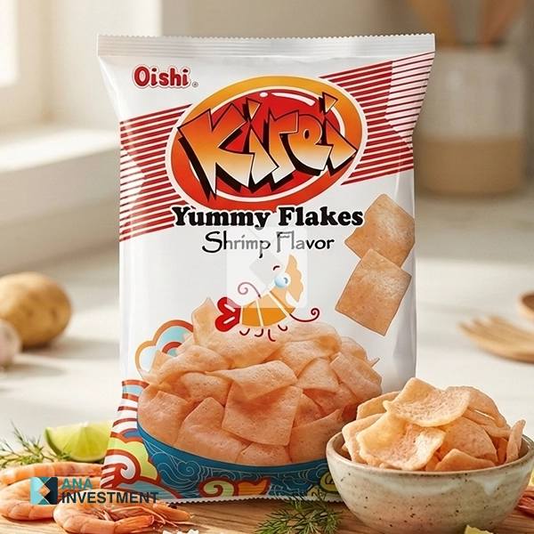 OISHI KIREI YUMMY FLAKES SHRIMP 60G X 30 