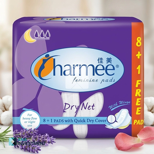 CHARMEE SANITARY NAPKIN ALL FLOW DRY NET 36 X 8'S+1