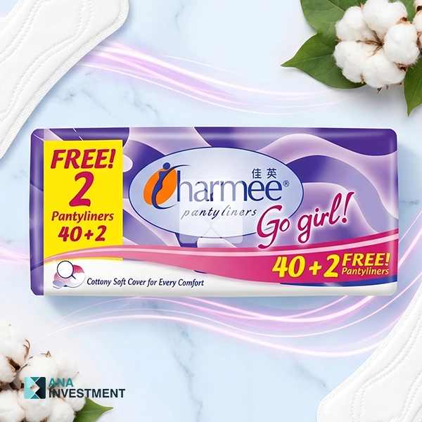 CHARMEE PANTYLINERS GO GIRL 36 X 40S(+2-P) 