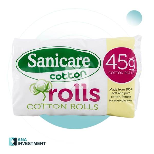 SANICARE COTTON ROLLS 45G X 96