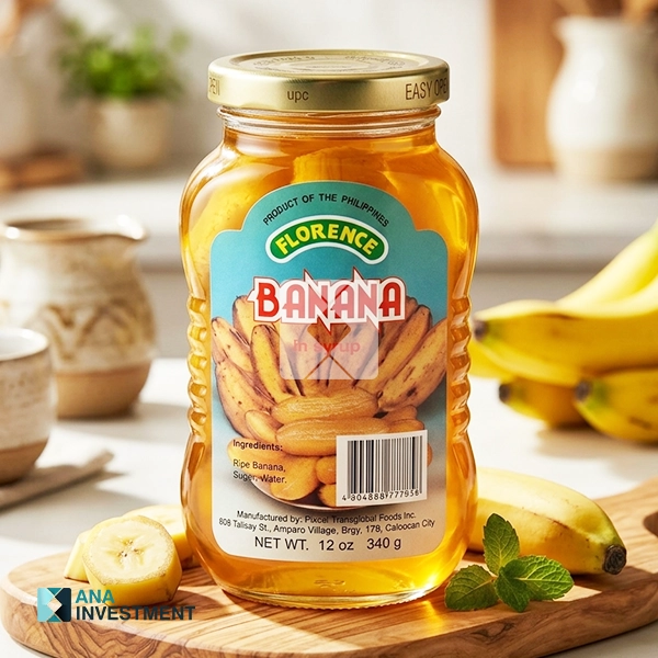 FLORENCE BANANA IN SYRUP 340G X 24 