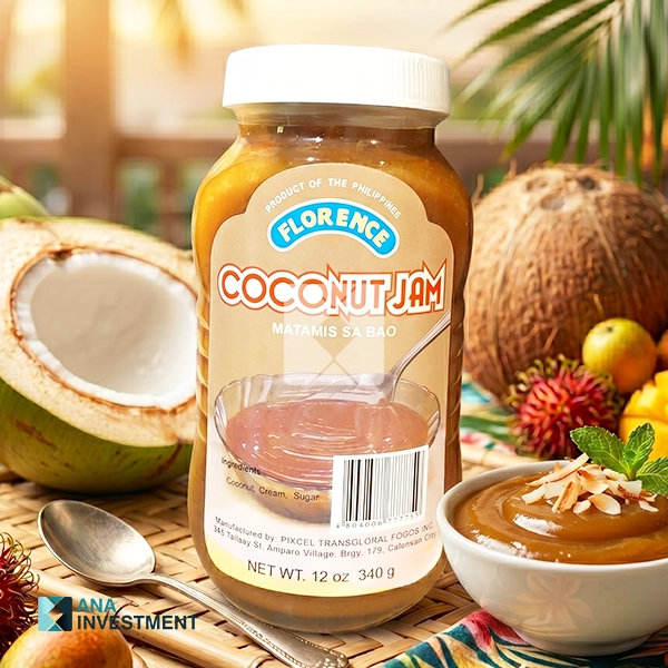 FLORENCE COCONUT JAM 340G X 24 
