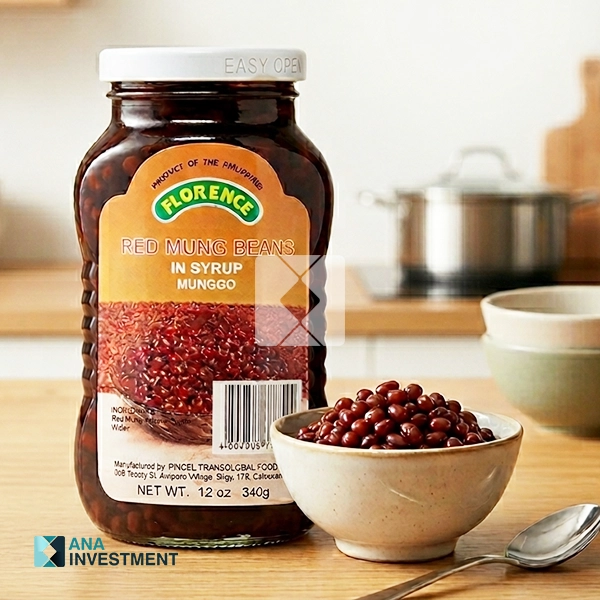 FLORENCE RED MUNG BEANS 340G X 24 