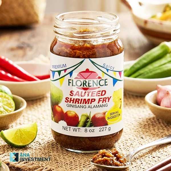 FLORENCE GINISANG ALAMANG (SAUTEED SHRIMP FRY) SPICY 227G X 24 