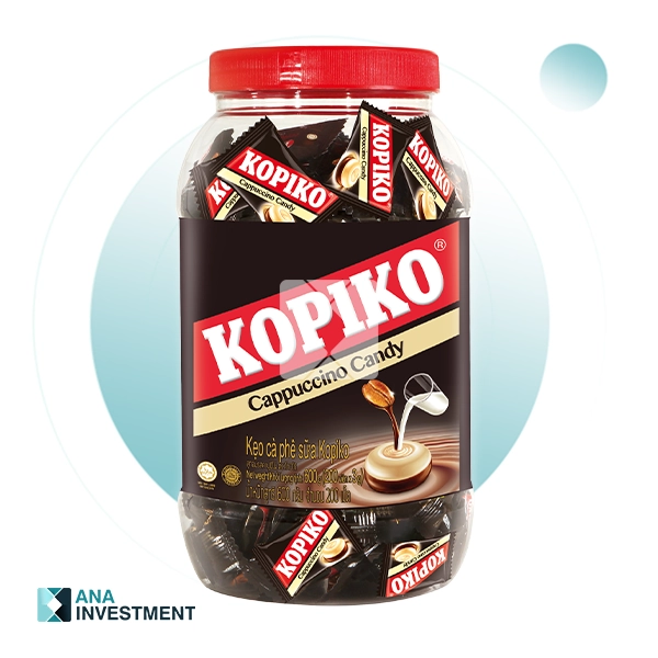 KOPIKO CAPPUCCINO CANDY JAR 6X160X560G 