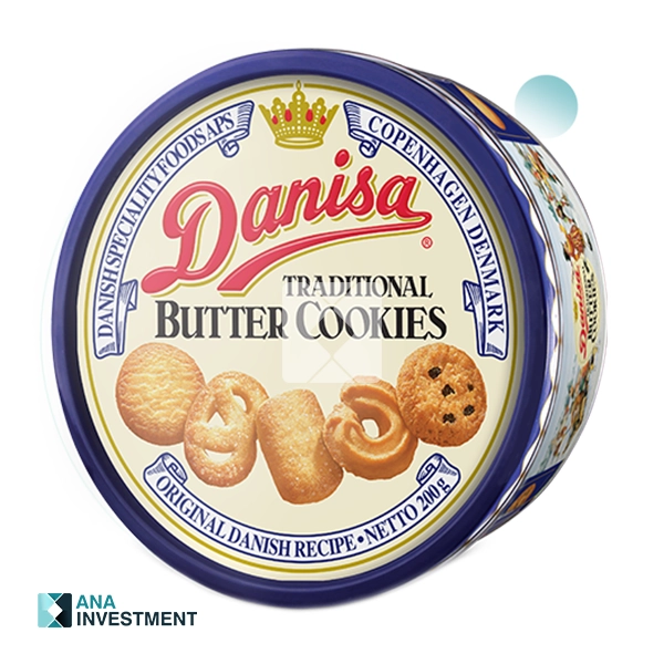 DANISA BUTTER COOKIES 200G X 18