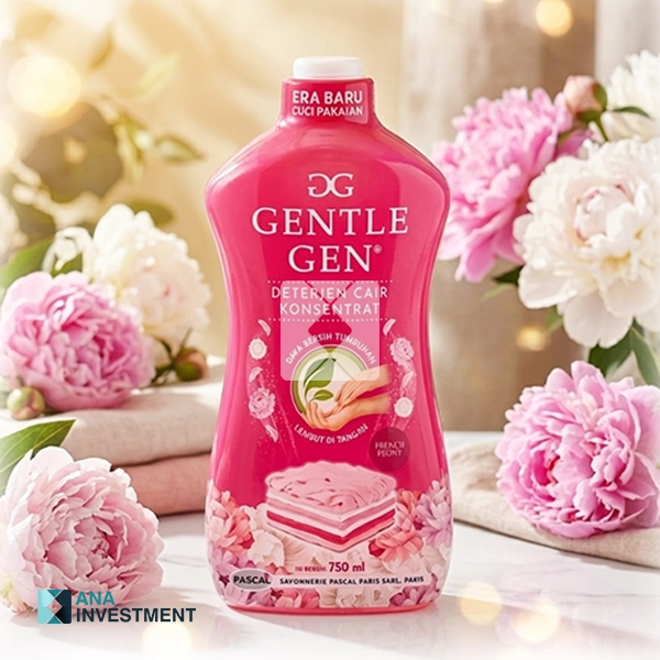 GENTLEGEN DETERGENT FRENCH PEONY 750ML X 6