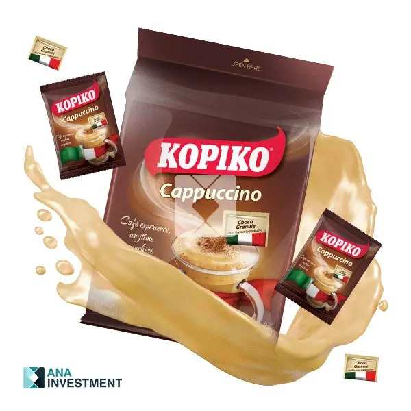 KOPIKO CAPPUCCINO COFFEE - 24BDL X 10 X 25G