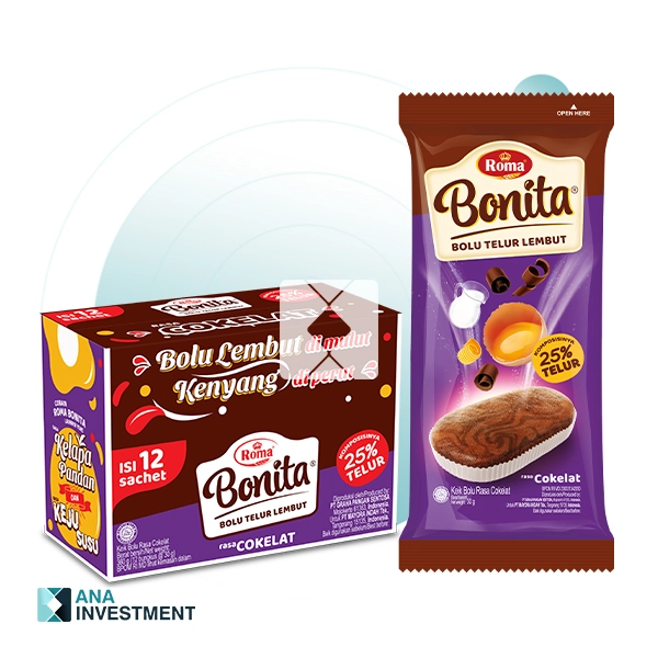 ROMA BONITA CHOCOLATE CUP CAKE 6BX X 12 X 30G