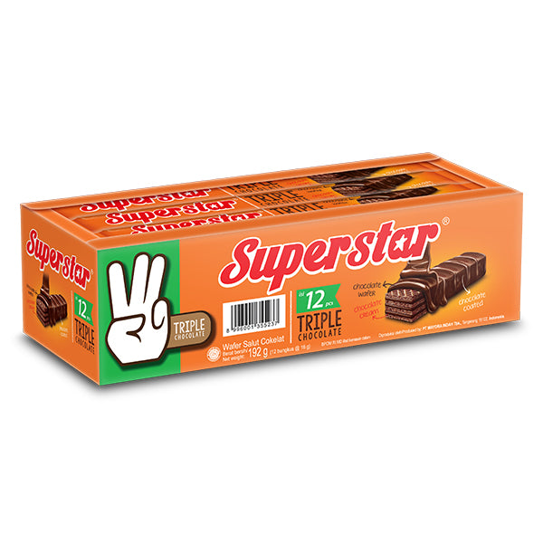 SUPERSTAR TRIPLE CHOCOLATE 12.5GX12X12