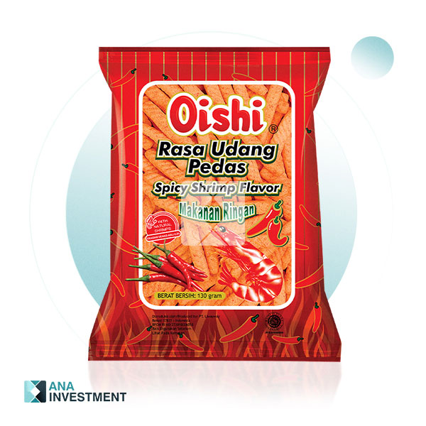 OISHI SPICY SHRIMP FLAVOR 130G X 12