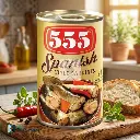 555 SARDINES SPANISH STYLE 155G X 100