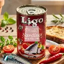 LIGO SARDINES TOMATO SAUCE W/CHILLI (RED) 155G X 100